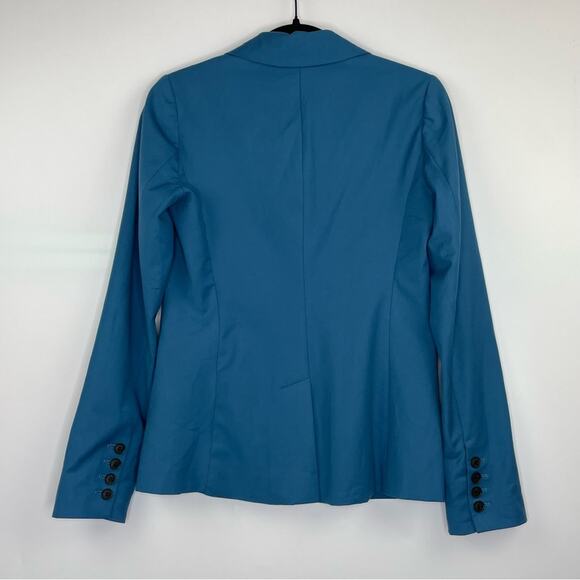 Elizabeth & James teal blue single breasted blazer women's size 0 - Picture 8 of 12